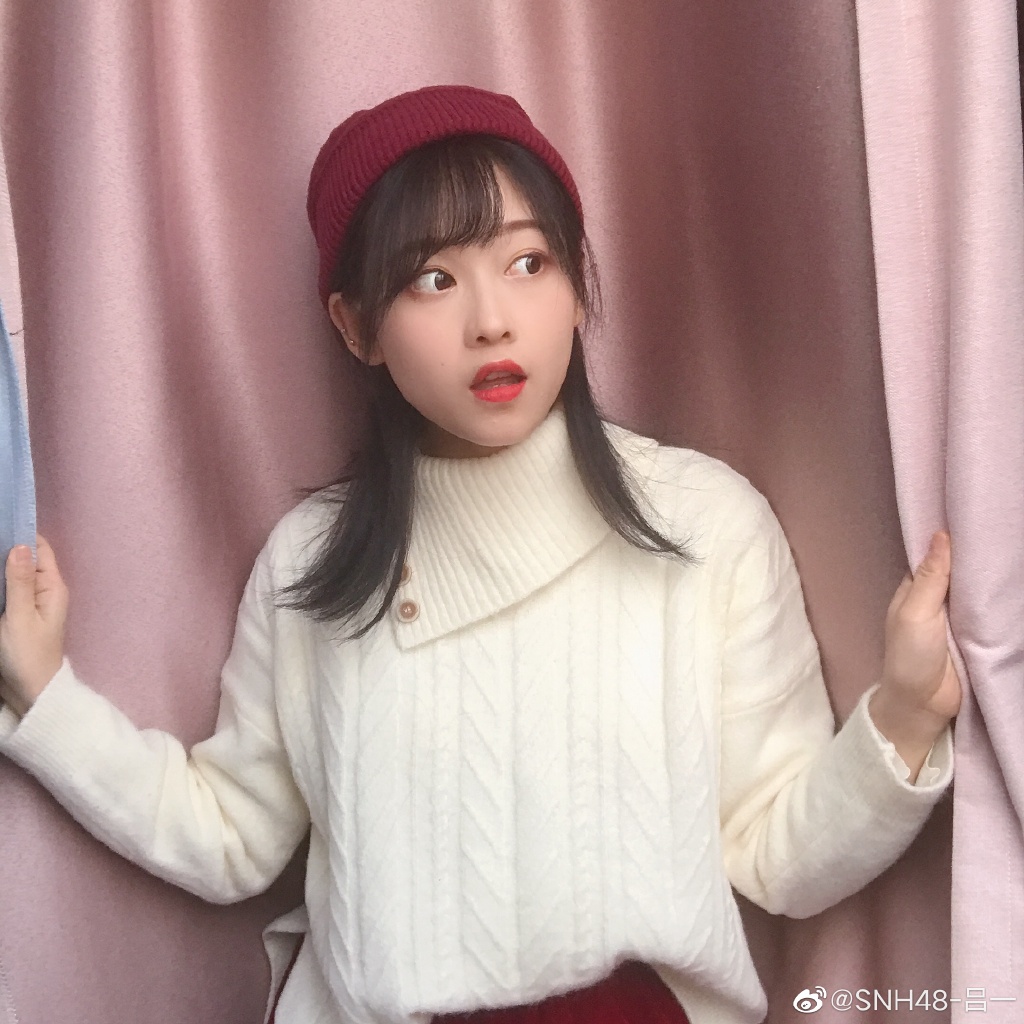 偶像美少女snh48-吕一迷人写真美照欣赏