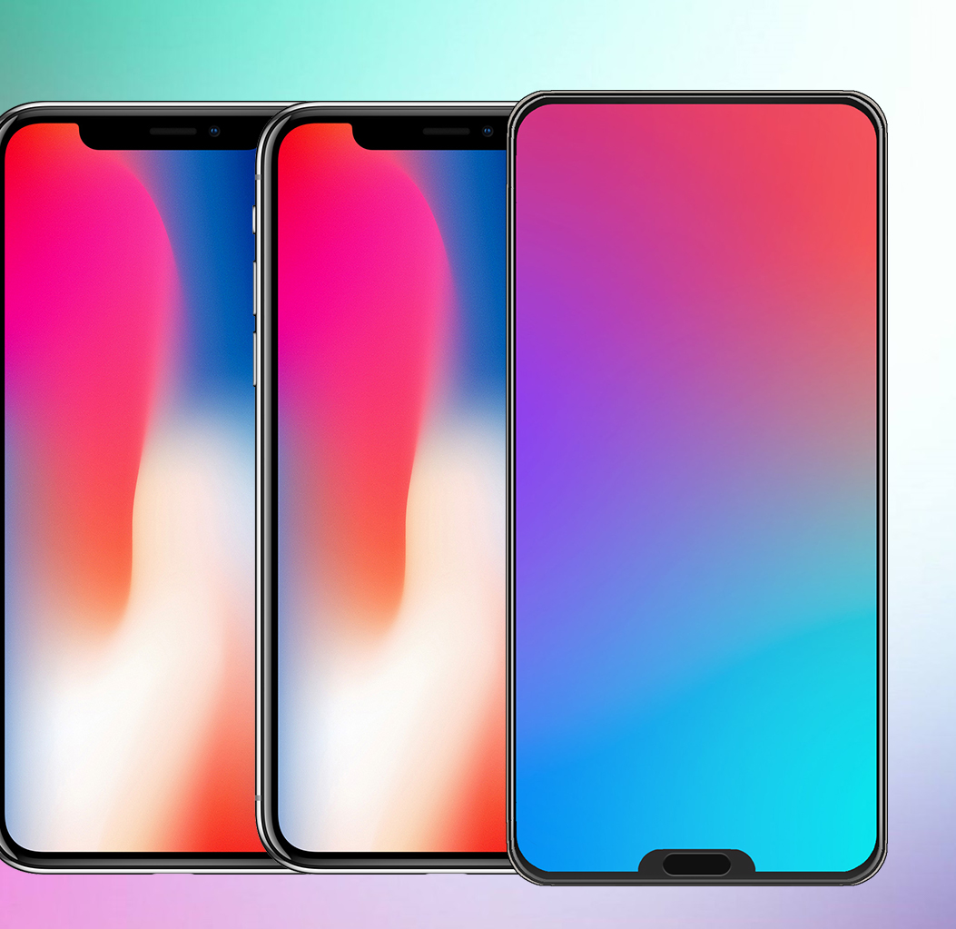 指纹刘海屏,概念版华为p20,对比iphone xs