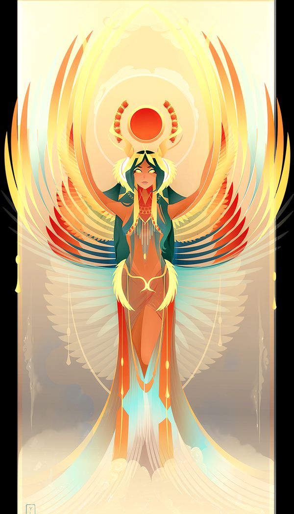 画师yliade作品欣赏充满了迷幻的异域风彩