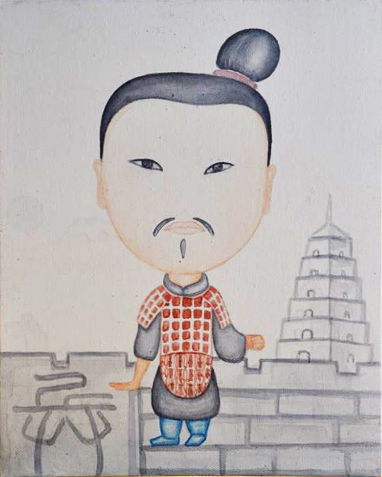 国庆兵马俑博物院人潮如织不如看看卡通版的兵马俑