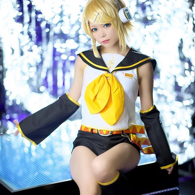 镜音双子镜音铃cos你想听的歌我都会的哦