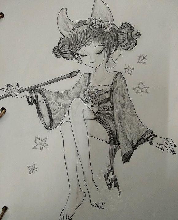 看了白蛇缘起网友都开始画美丽的小狐狸姿态各异哪个最像