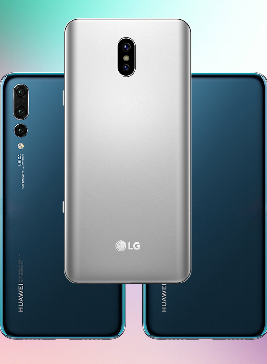 双刘海概念版lgv40对比华为p20