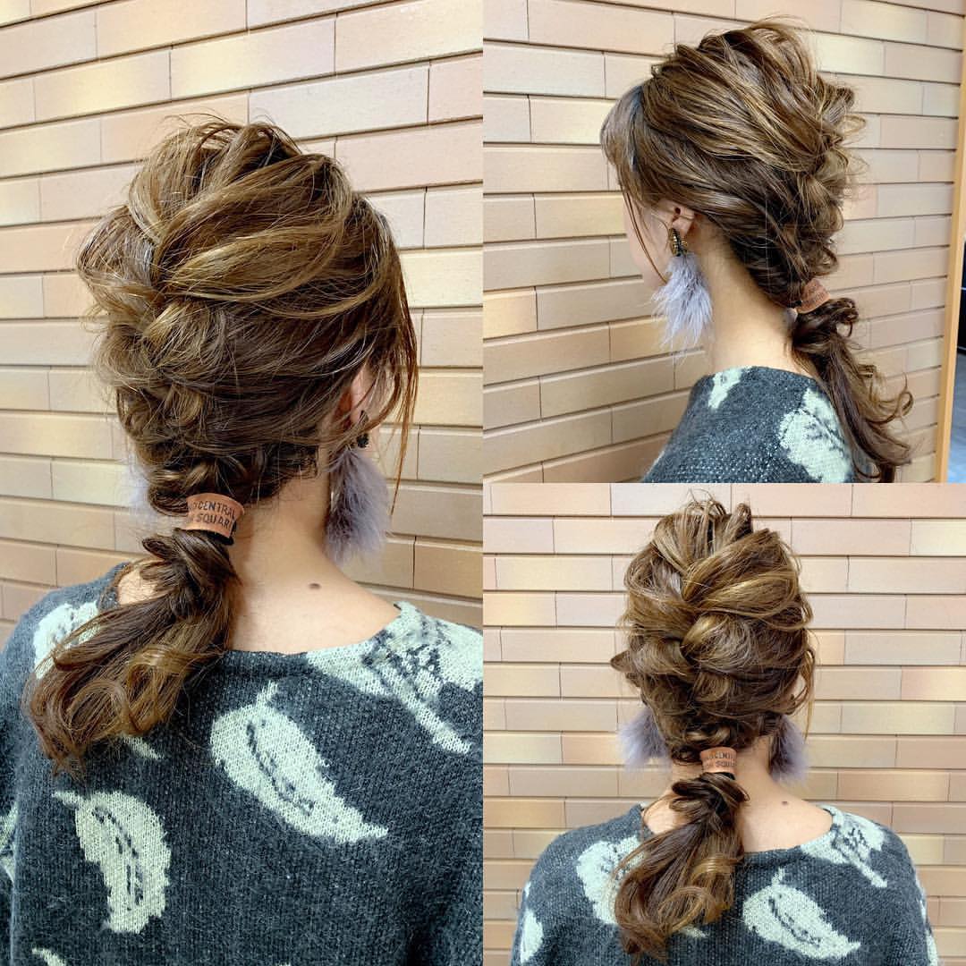 35款可爱优雅编发发型,今年冬天头发这样编