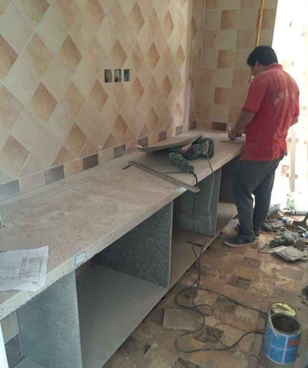 砖砌橱柜农村才有? 新家搞了一个, 老公说能用50年, 剁肉馅很方便