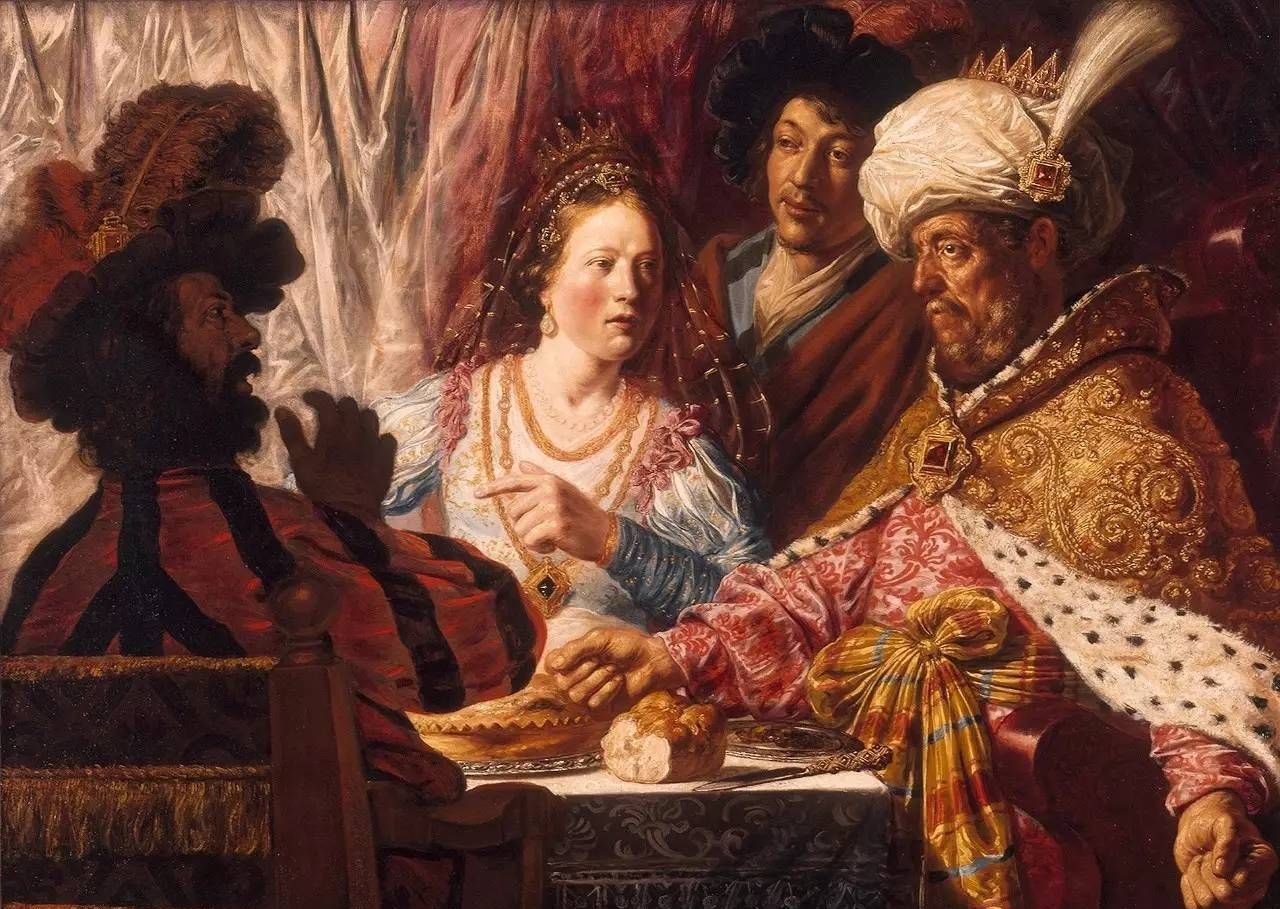 欧洲17世纪最伟大的画家之一伦勃朗暗色油画是他的主风格之一