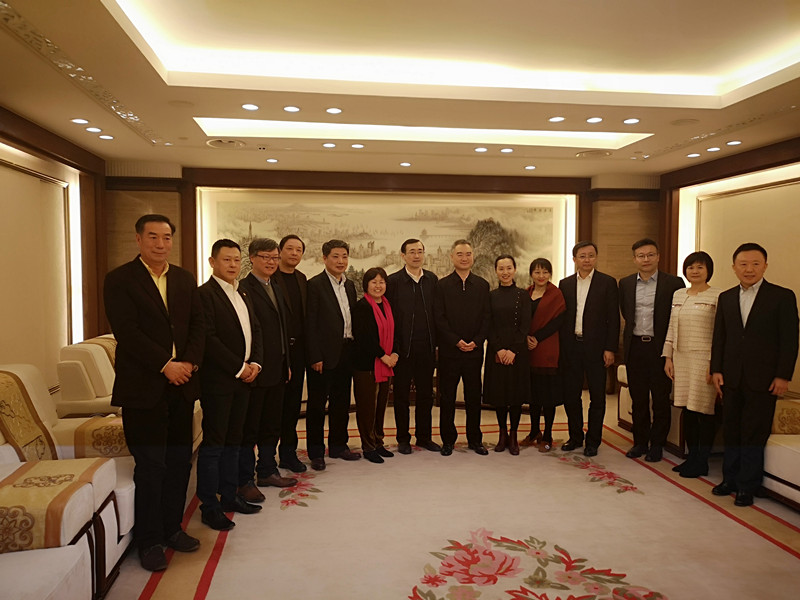 庞引明董事长随团访问青岛并受到青岛市委书记王清宪接见