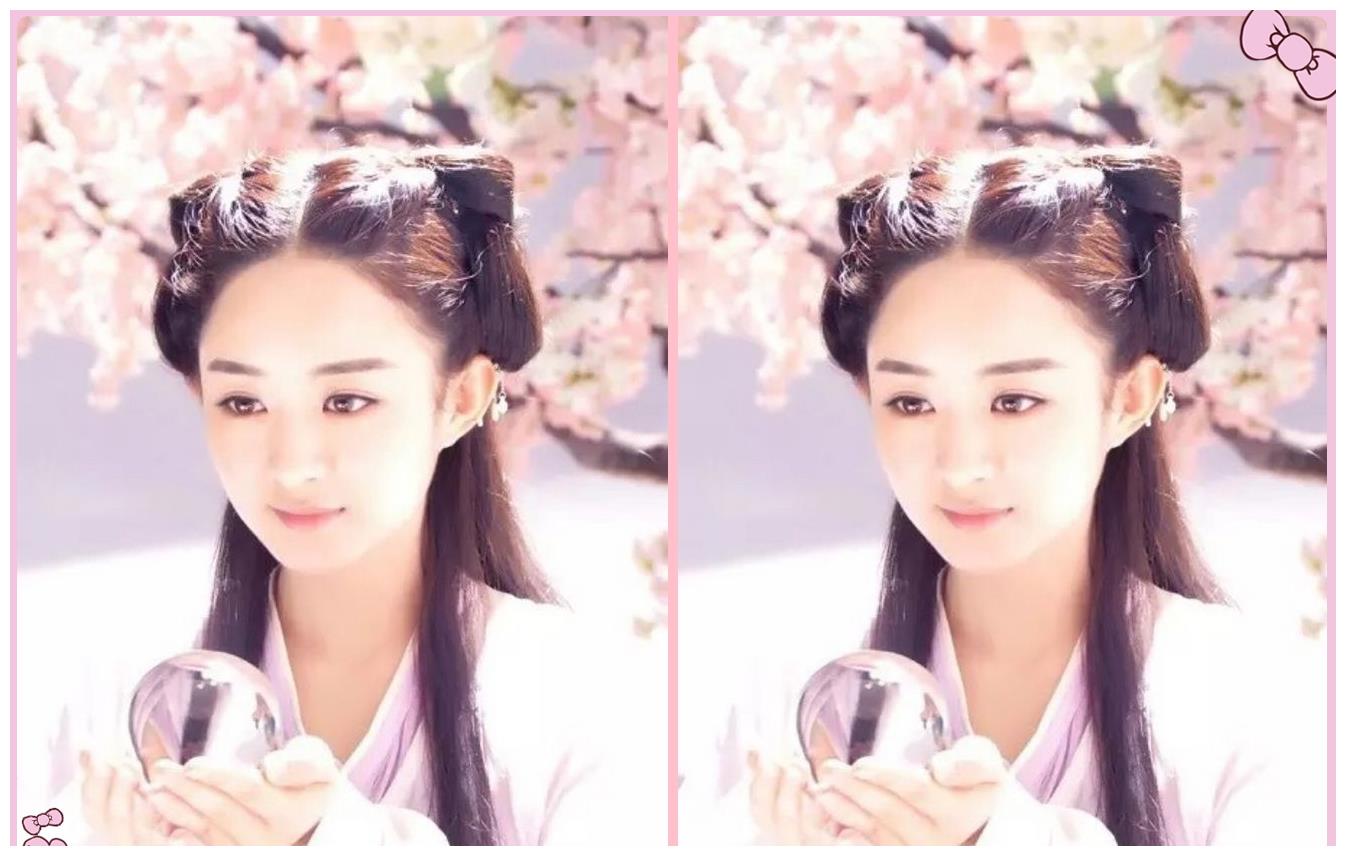 古装剧中"双丫髻"装扮,杨幂第8,赵丽颖第7,第一堪称经典