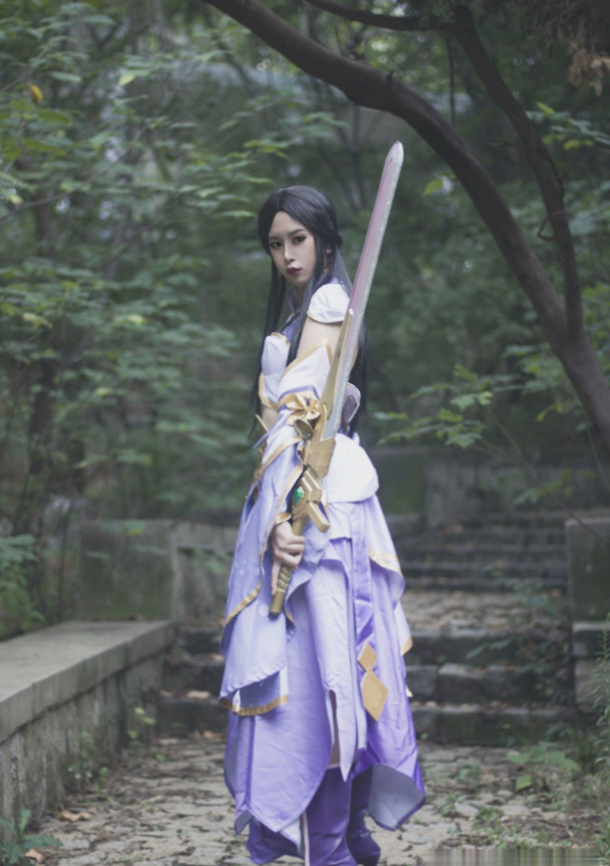 王者荣耀-cos-露娜-紫霞仙子-御姐