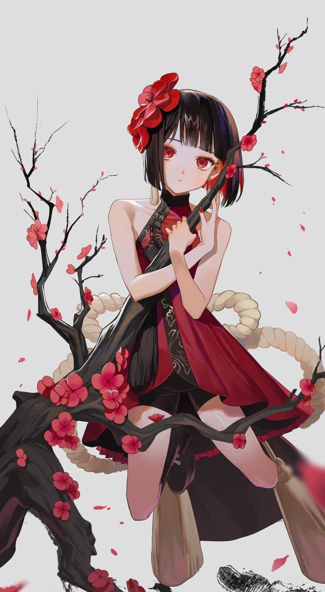 动漫人物绘画,面容精致漂亮,神态生动