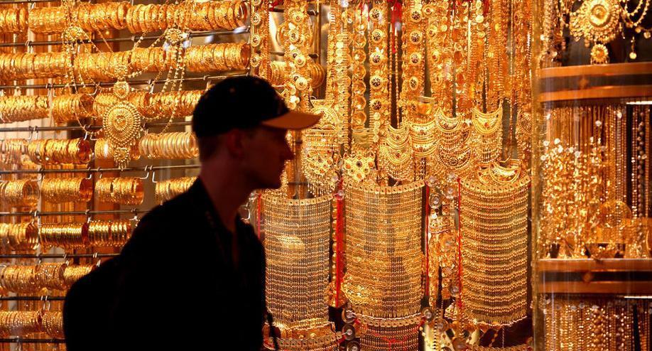 实拍迪拜最大黄金街,黄金论斤卖,犹如菜市场,童叟无欺绝无假货|迪拜|