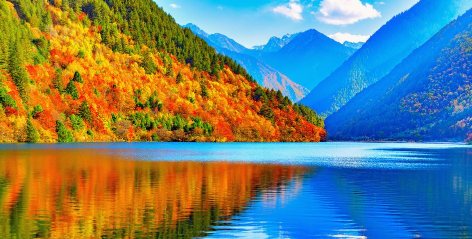 绝美九寨沟,国庆黄金周旅游的最佳选择之一,秋景正当时!