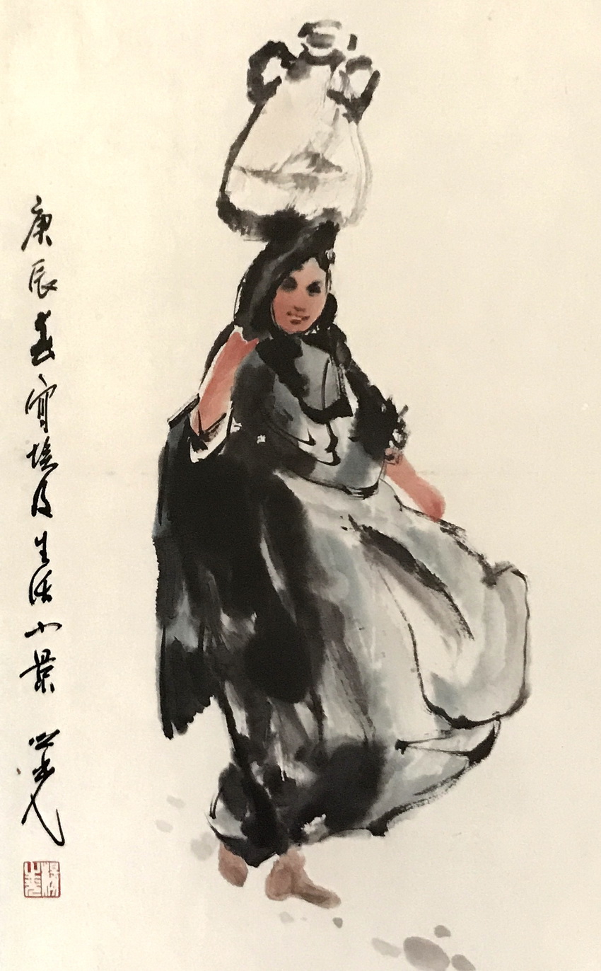 陈政明、杨之光、徐凤琴、谢志高、林聪权、陈晨国画人物