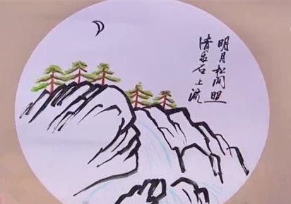 诗词大会康震老师现场作画题诗完整版,赶快收藏