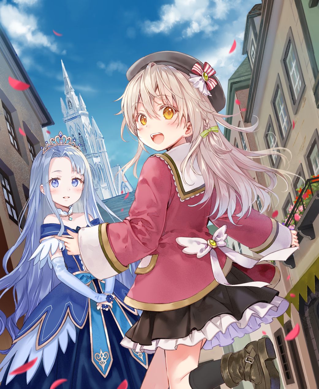 日本插画师一组画风唯美的可爱妹子插画作品!造型漂亮画风很清爽