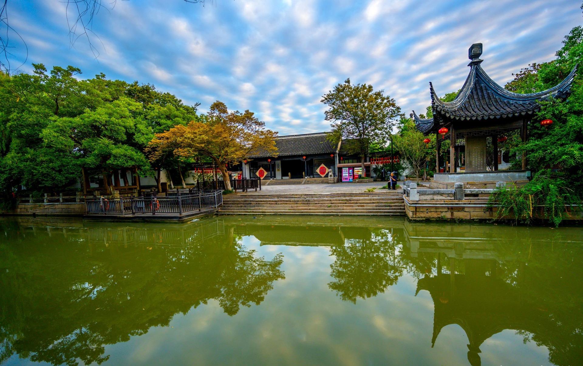 极美的苏州木渎古镇,被小桥人家挡住的,是一片壮阔的风景