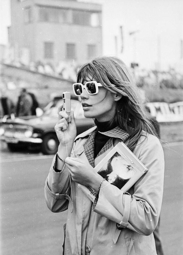 1960年代的风格女神:法国歌手francoise hardy