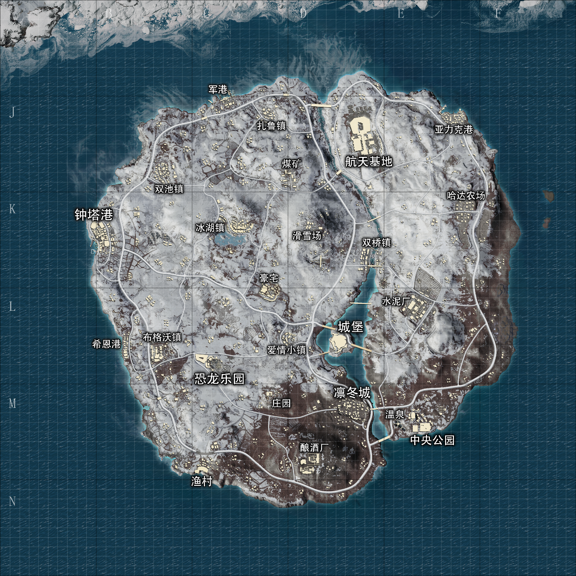 刺激战场:雪地地图维寒迪上线 带你解密维寒迪地图原型!