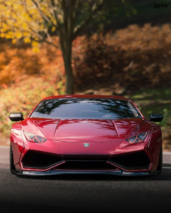 隧道里的超跑豪车兰博基尼