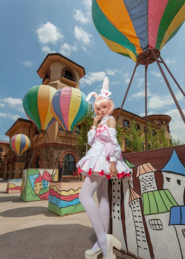 很可爱的兔子小姐白丝美腿cos太可爱了