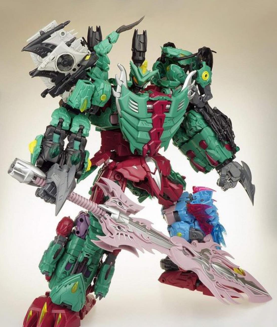 变形金刚动漫人物:狂派霸天虎隐者战士-海底狂魔 tfc版