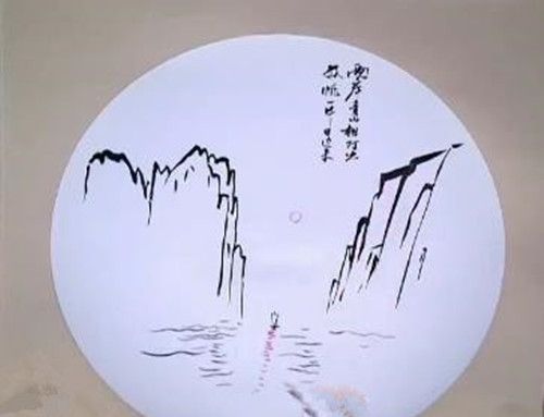 诗词大会康震老师现场作画题诗完整版赶快收藏