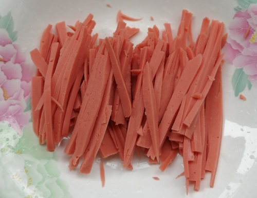 快手小炒家常菜火腿肠炒土豆丝简单美味好吃孩子早餐最爱吃