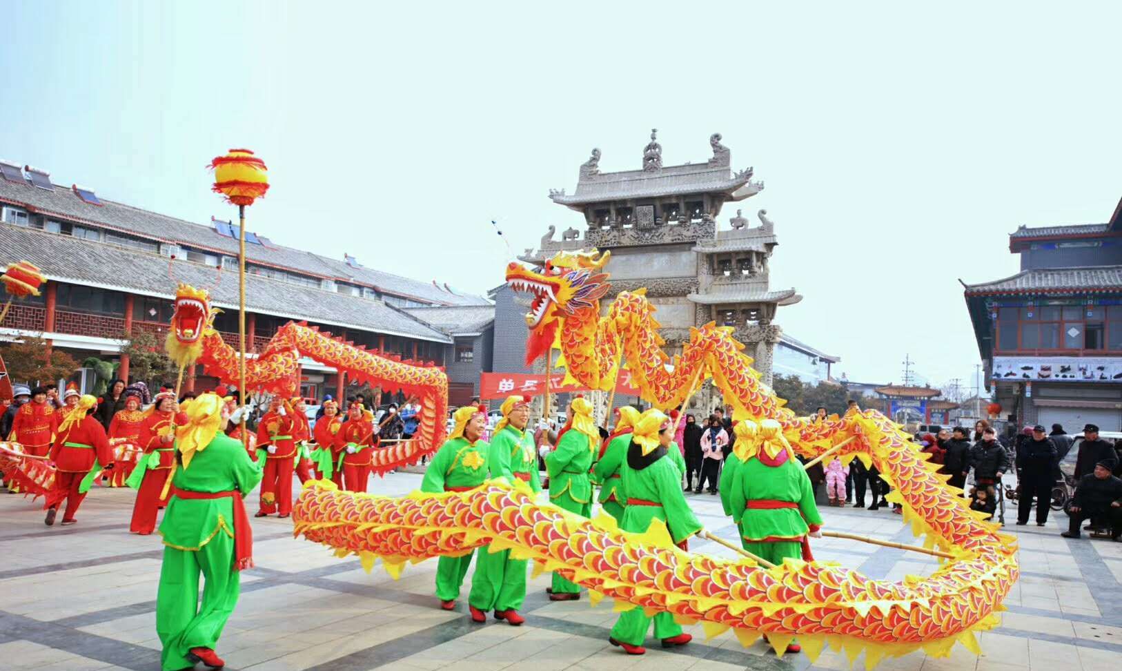 单县人民元宵节玩嗨哦|元宵节|单县|舞龙舞狮_新浪新闻