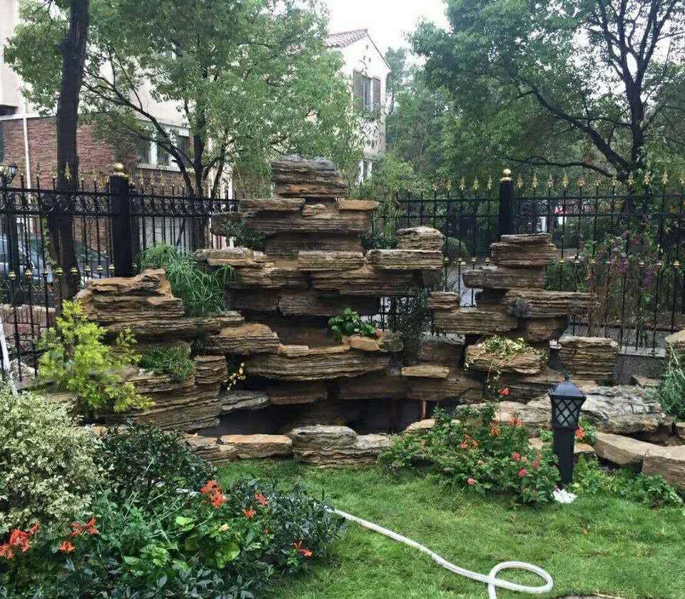 菏泽庭院假山在园林中的应用