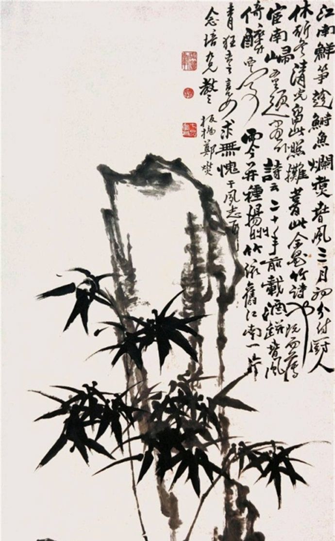 清代扬州八怪之一郑板桥画兰竹作品欣赏|郑板桥|长青|绘画作品_新浪新闻