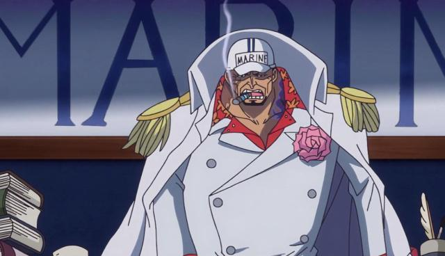 海贼王赤犬当上元帅后整个海军都不给面子唯独他一人听话