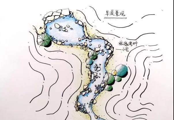 「快题集训day7」旱溪景观设计