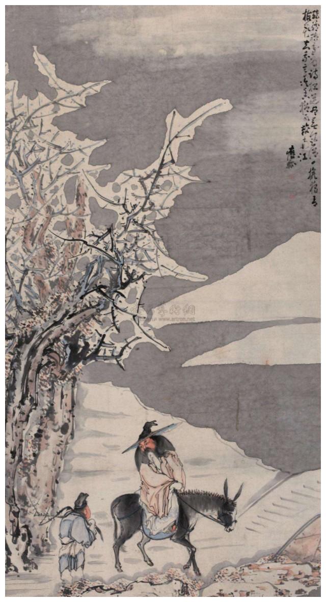 国画里踏雪寻梅图——意蕴之美、人品之美、空灵之美|梅图|意蕴|驴_新浪新闻