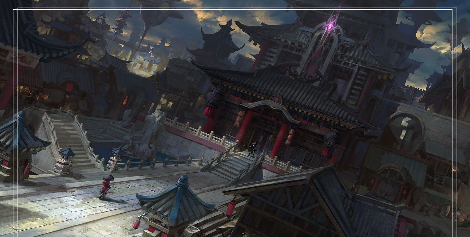 高清大图：绝美古风游戏场景概念设计鉴赏图