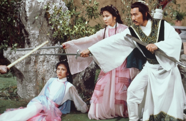 1979年的《楚留香传奇》,罕见剧照老照片,郑少秋身边从不缺美女