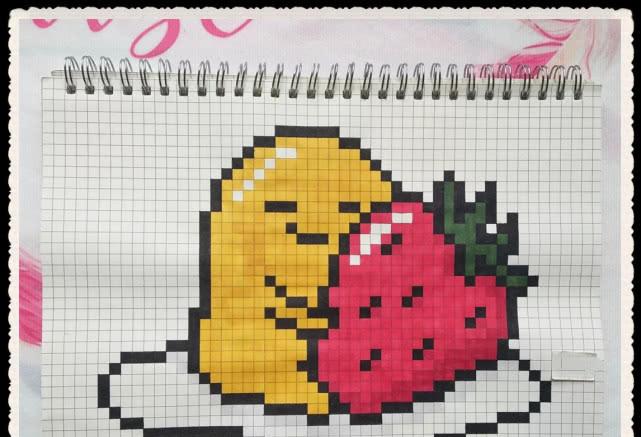 敲可爱·像素·闺蜜手绘:甜甜的简笔画,像极了黏黏的爱情|简笔画|闺蜜|爱情_新浪新闻