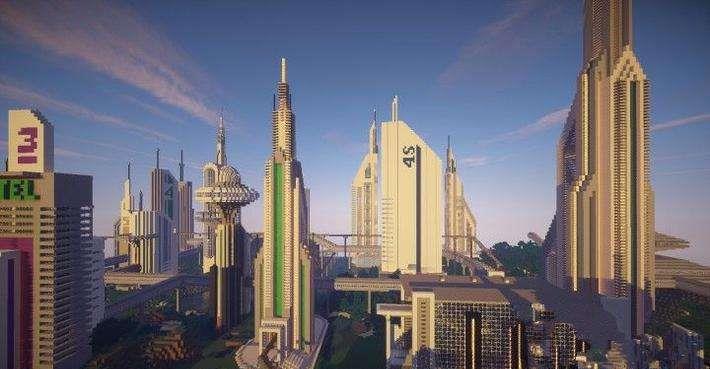 我的世界:来看看大神玩家的建筑吧,第三个竟然让玩家直流口水!