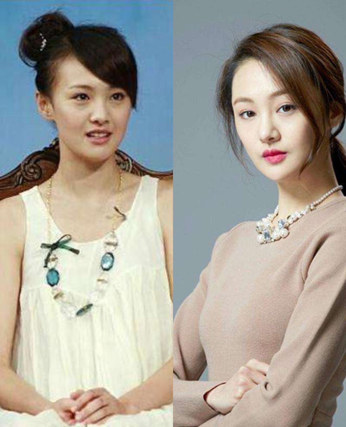 刚出道时的郑爽长相甜美,清纯可人,自带仙气.