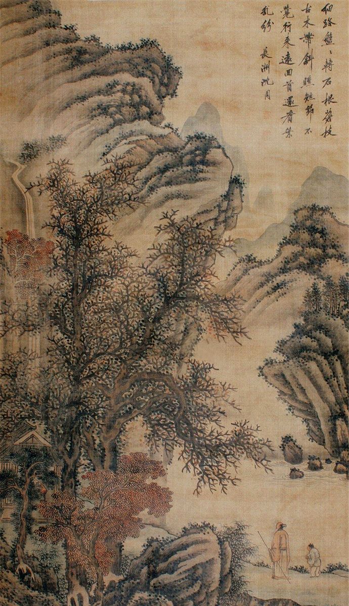 明代吴门画派代表人物沈周山水画作品欣赏