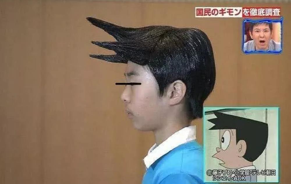 小男孩仿妆小夫发型侧面神还原看到正脸网友傻眼了