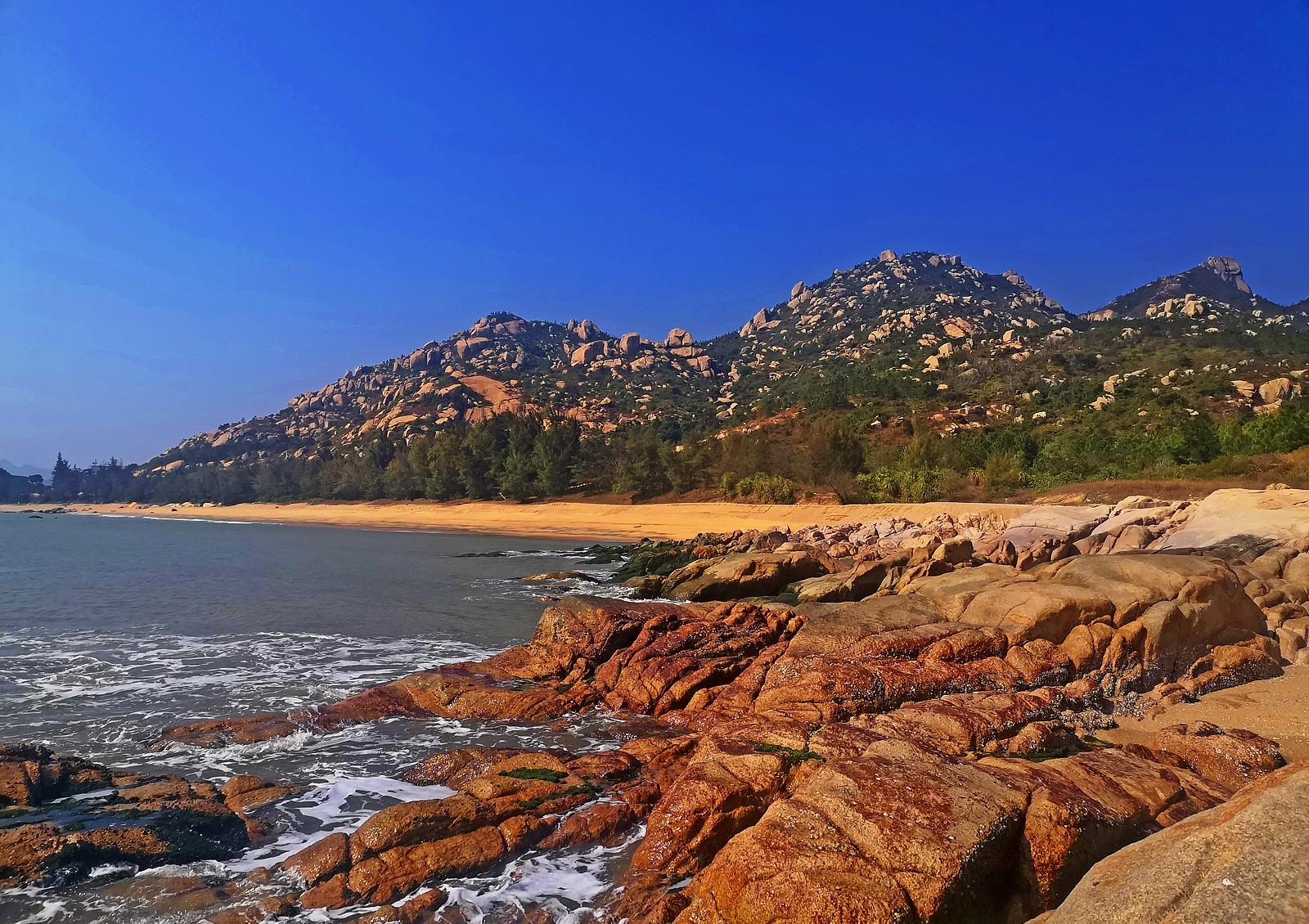 广东江门台山免费沙滩,遛娃亲子游,露营,赶海,吃海鲜都不错!