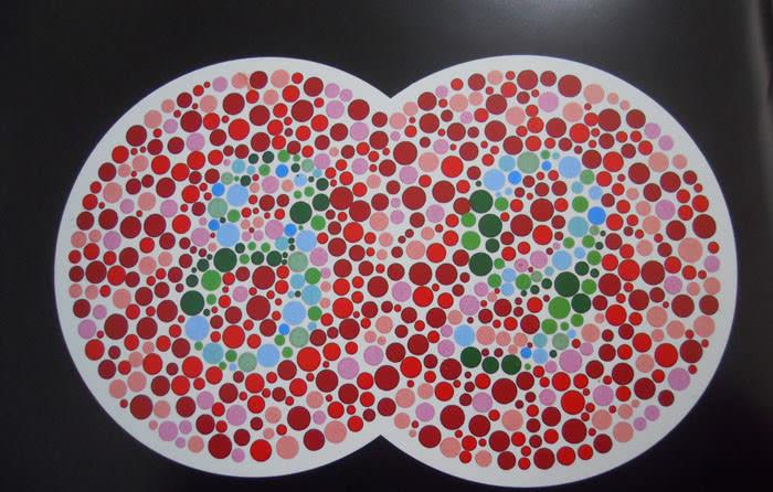 5色弱检测图:只有聪明人才会想到一张图有两种图案,也考验眼神