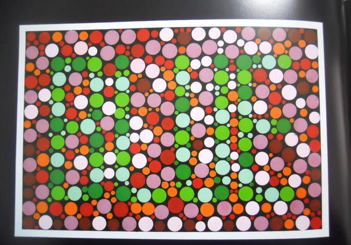 5色弱检测图:只有聪明人才会想到一张图有两种图案,也考验眼神