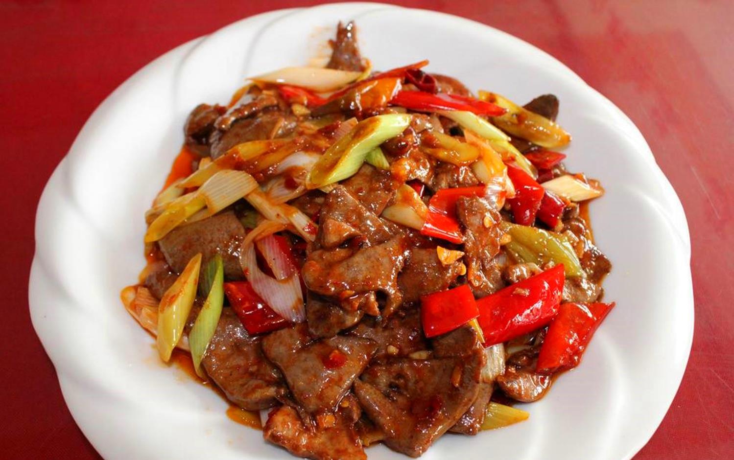 教大家做泡椒炒羊肝咸鲜微辣开胃下饭让人欲罢不能