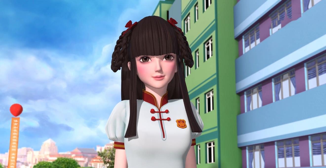 这个长大版的王默其实叫千雯,是《足球江湖》之中的女主,这是一部讲述