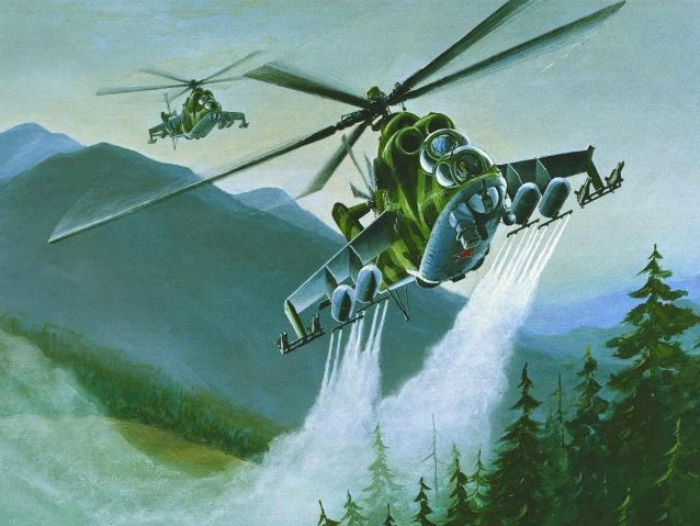 激光武器构筑超级天幕!军事艺术画中苏军未来科技竟独步世界