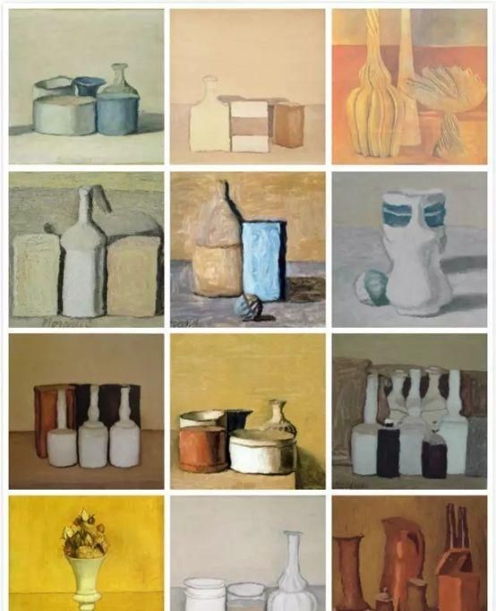 莫兰迪的名字来命名的,他最擅长画的就是瓶瓶罐罐,所有的作品都是不