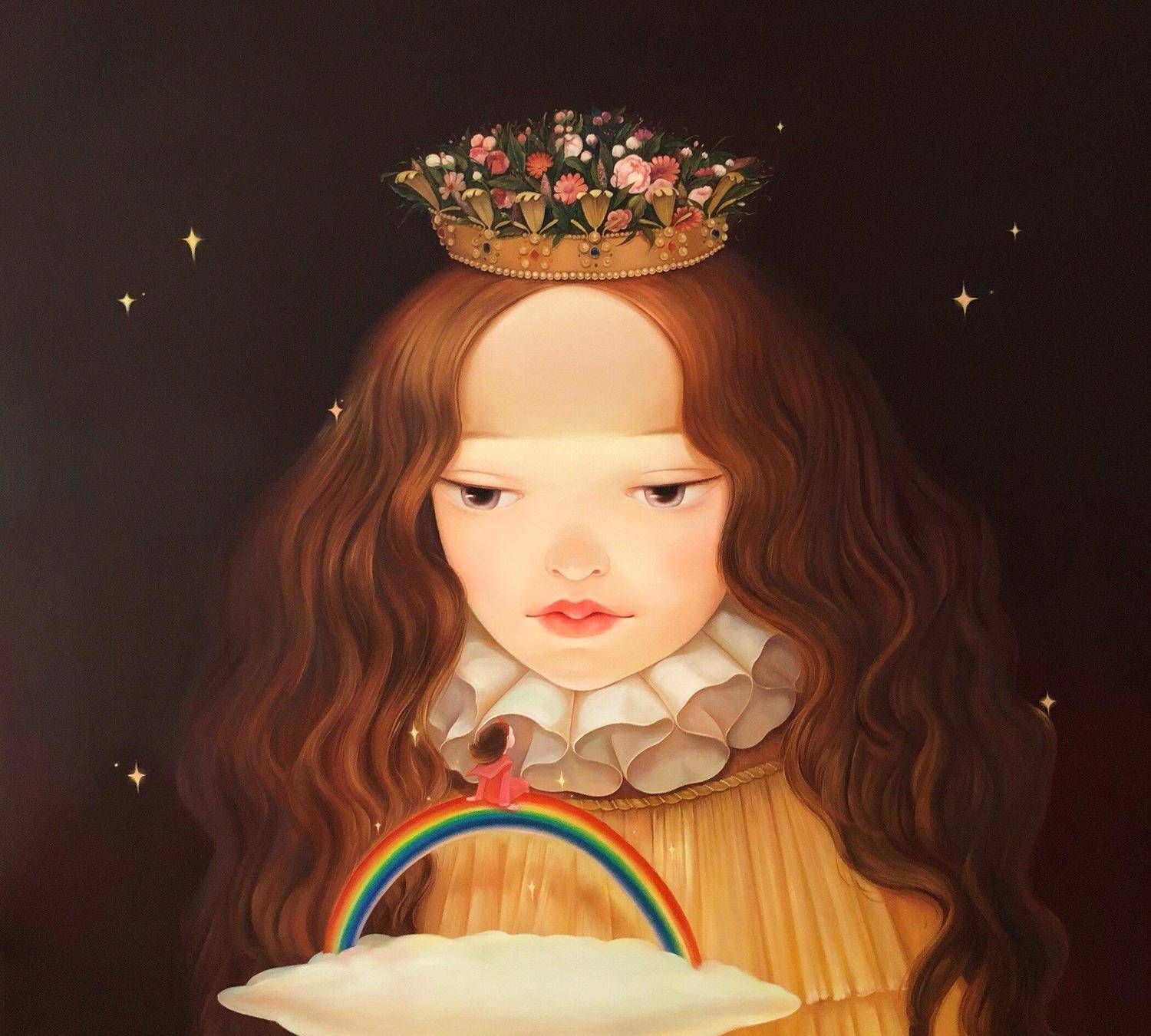 北京电影学院美术系毕业生孙莹的最新唯美绘画作品