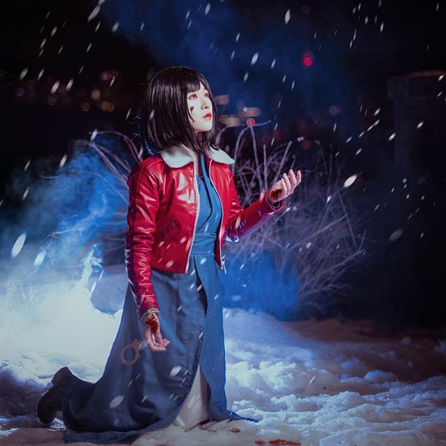 帅气小姐姐cos两仪式,短刀在手,就算是神我也杀给你看!