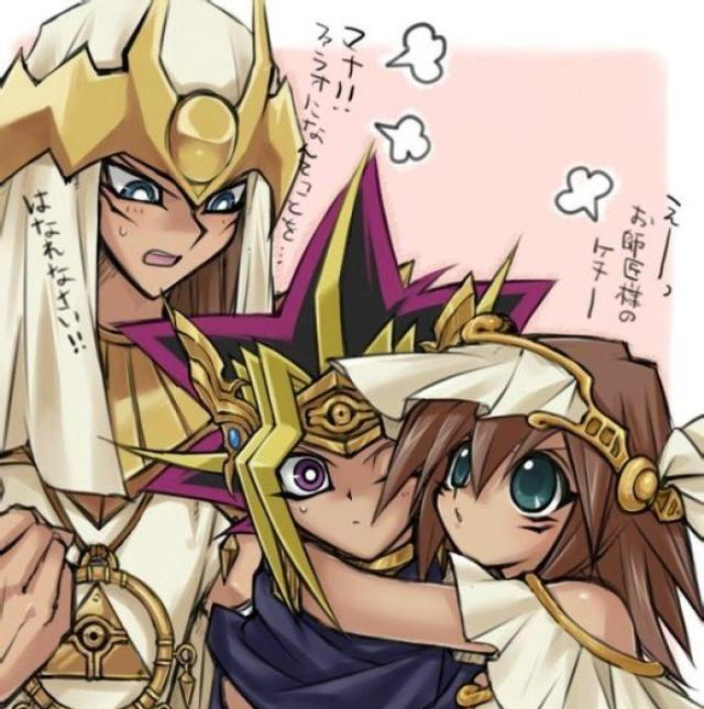 游戏王承包了童年的男神阿图姆卡牌游戏始祖登场